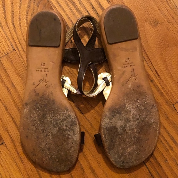 Giuseppe Zanotti Design Brown Jeweled Sandals - Picture 3 of 3